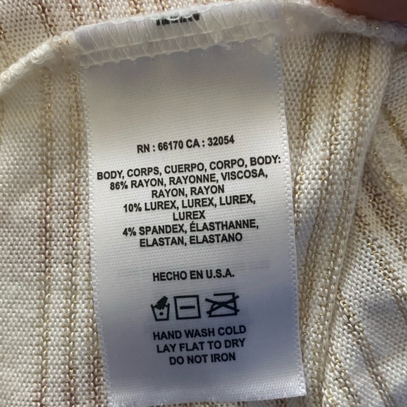 Anthropologie T.La | Blythe Shimmer Tank Top - Picture 5 of 7